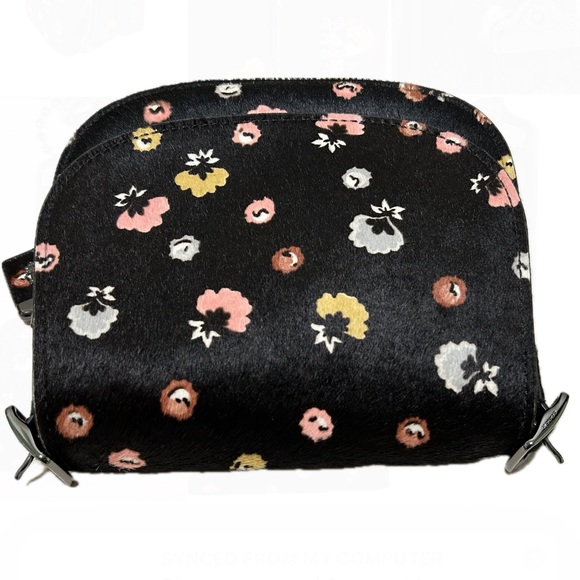 COACH 1941 Saddle Bag 23 Hair-On Calf Leather in Floral Print Crossbody - Picture 8 of 16